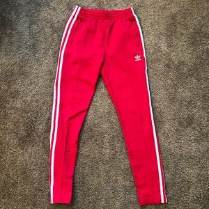 Adidas Original Red Track Suit Pants